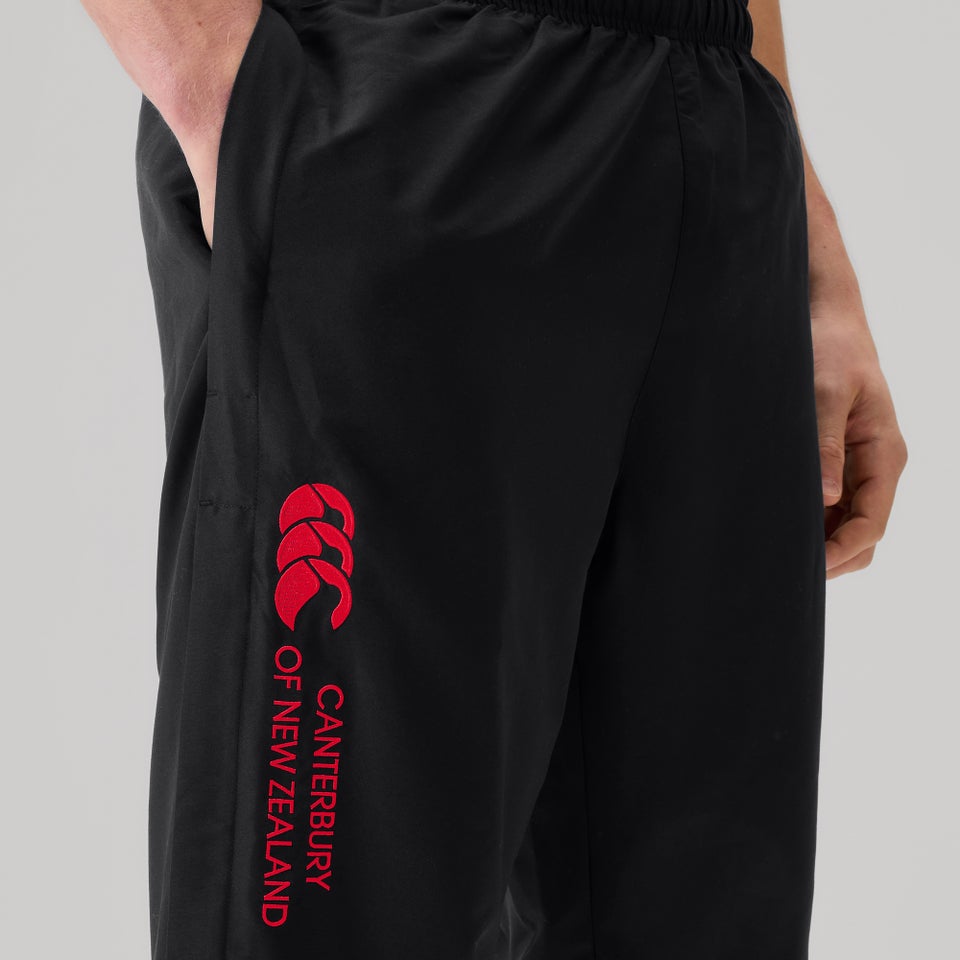 MENS CUFFED HEM STADIUM PANT BLACK