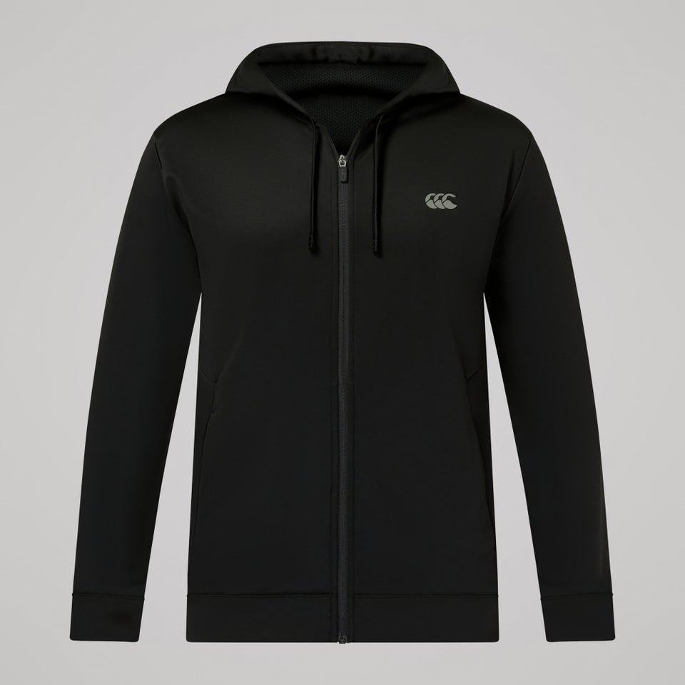 Mens Tempo Full Zip Hoodie Black