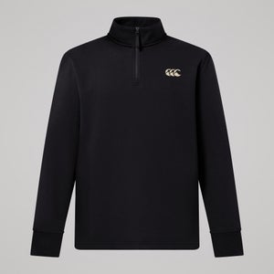 MENS FUNDAMENTALS QUARTER-ZIP SWEATER BLACK