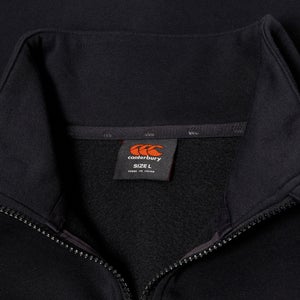 MENS FUNDAMENTALS QUARTER-ZIP SWEATER BLACK