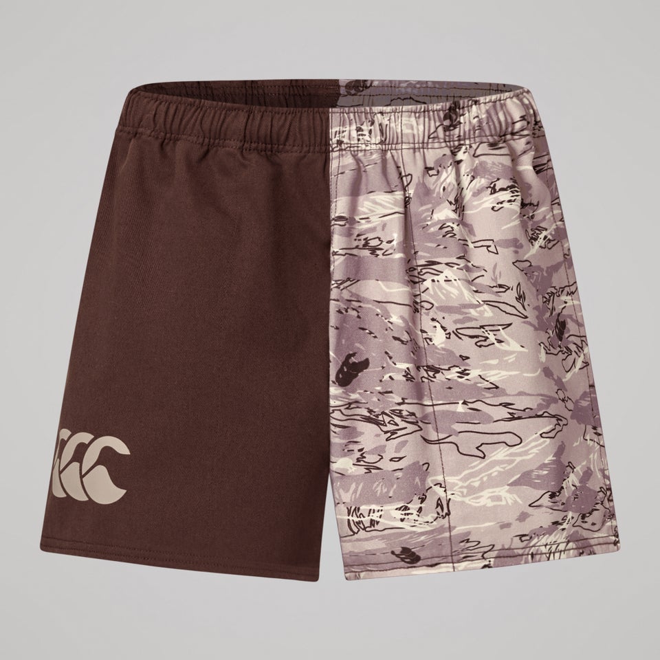 CANTERBURY FORCE HARLEQUIN DRILL SHORT AM BROWN