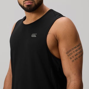 Mens Tempo Singlet Black