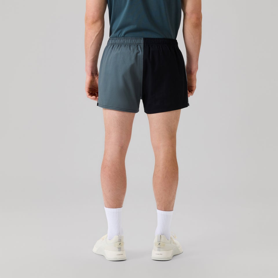 CANTERBURY FUN. HARLEQUIN DRILL SHORT AM BLUE