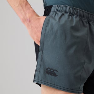 CANTERBURY FUN. HARLEQUIN DRILL SHORT AM BLUE