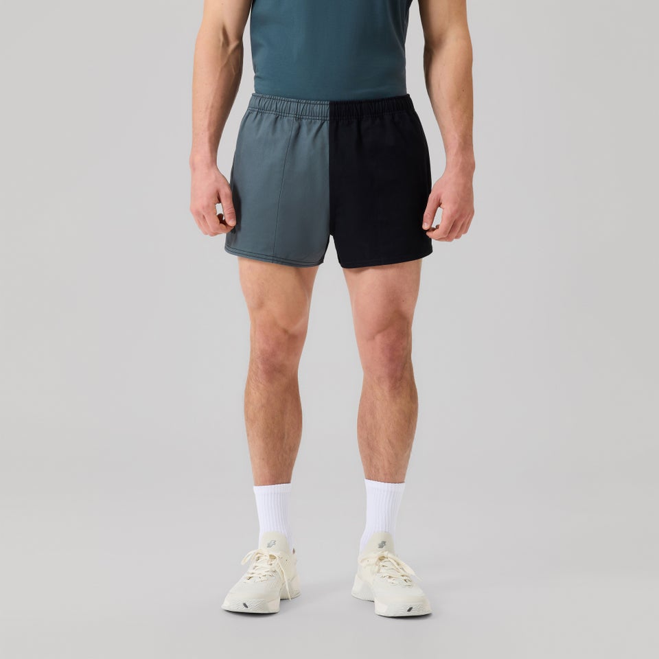 CANTERBURY FUN. HARLEQUIN DRILL SHORT AM BLUE