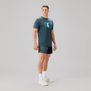 CANTERBURY FUN. HARLEQUIN DRILL SHORT AM BLUE