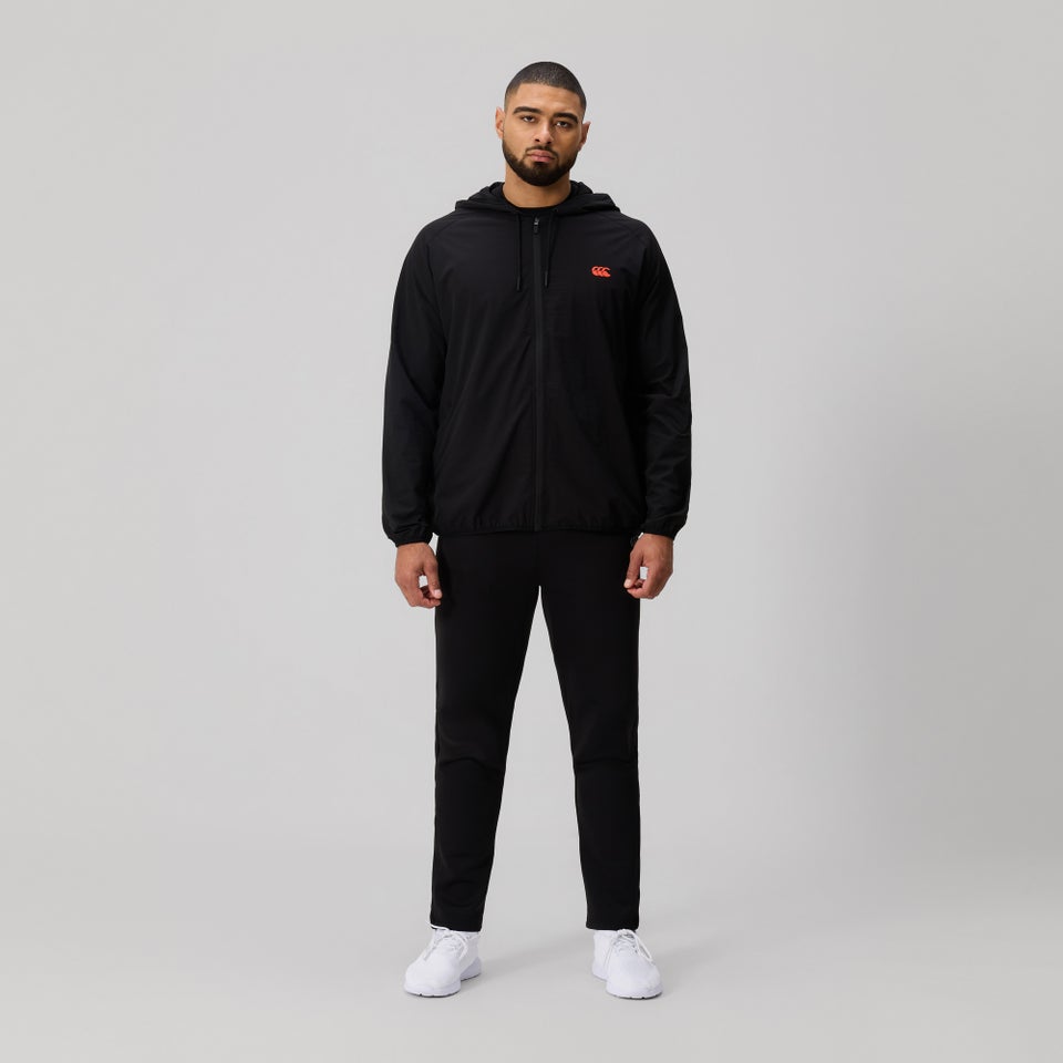 Mens Tempo+ Packaway Full Zip Jacket Black