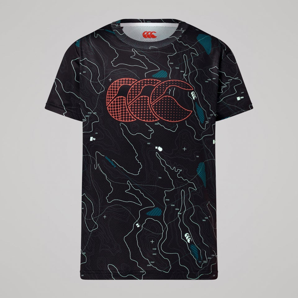 Junior Unisex Tempo+ Tee Black