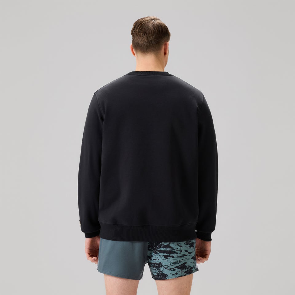 MENS EVERYDAY CREW SWEATER BLACK