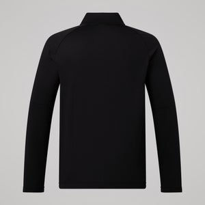 Mens Tempo 1/4 Zip Tee Black
