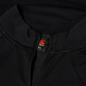Mens Tempo 1/4 Zip Tee Black