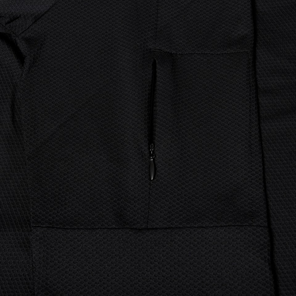 Mens Tempo 1/4 Zip Tee Black