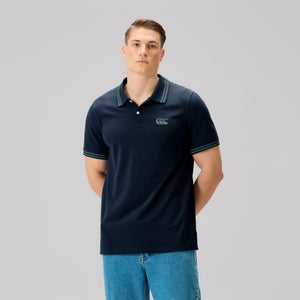 CANTERBURY SOLID DYE POLO AM BLU
