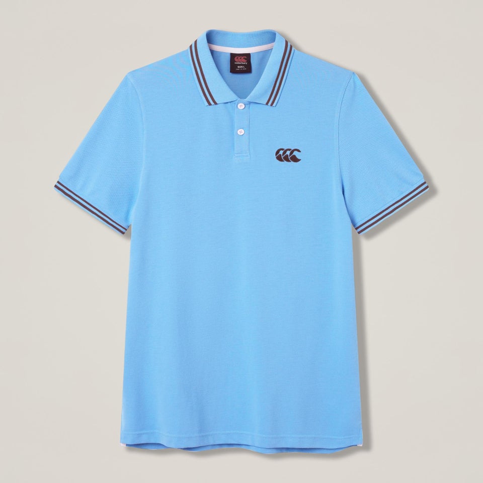 MENS SOLID PIQUE POLO NAVY