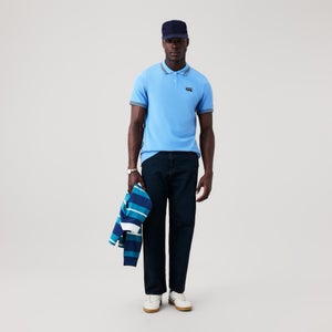 MENS SOLID PIQUE POLO NAVY