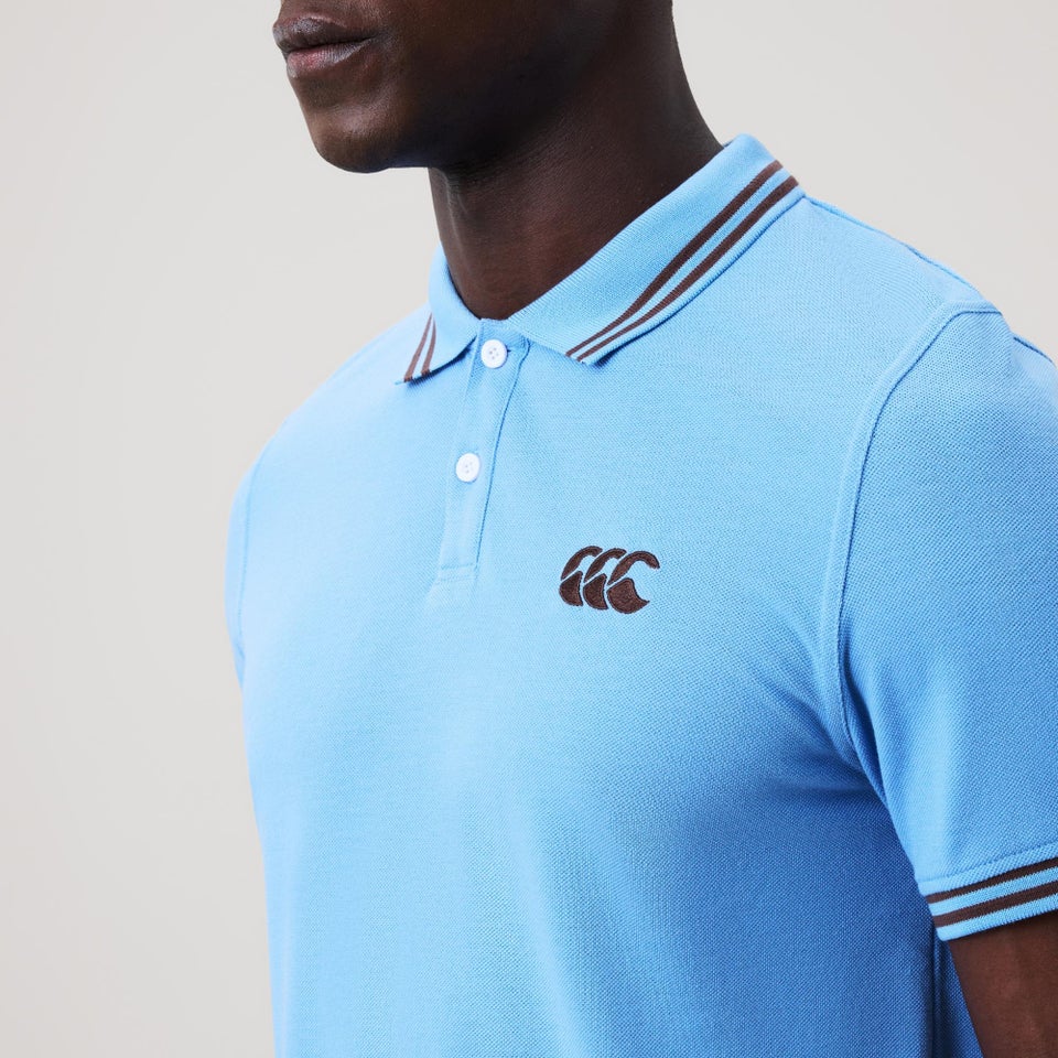 MENS SOLID PIQUE POLO NAVY