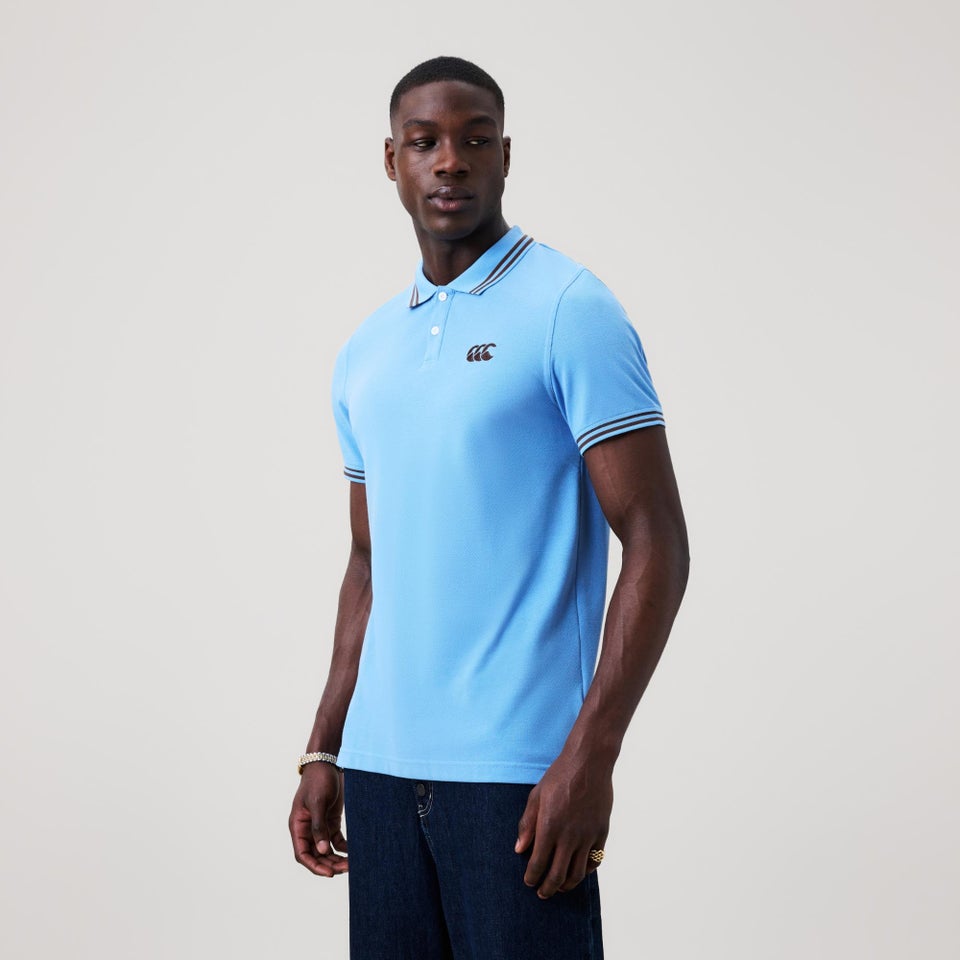 MENS SOLID PIQUE POLO NAVY