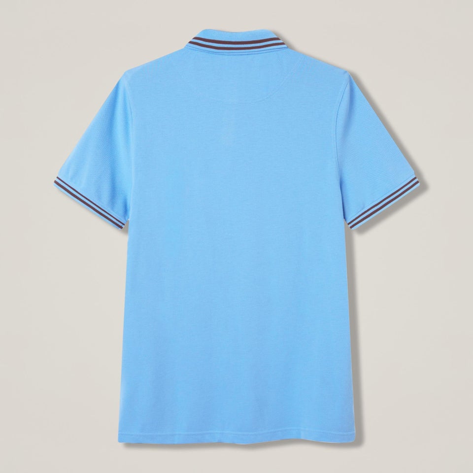 MENS SOLID PIQUE POLO NAVY