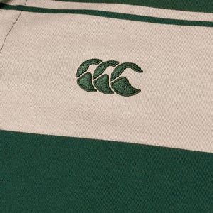 MENS FUNDAMENTALS STRIPE POLO GREEN