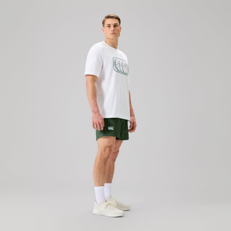 MENS RETRO SHORT GREEN