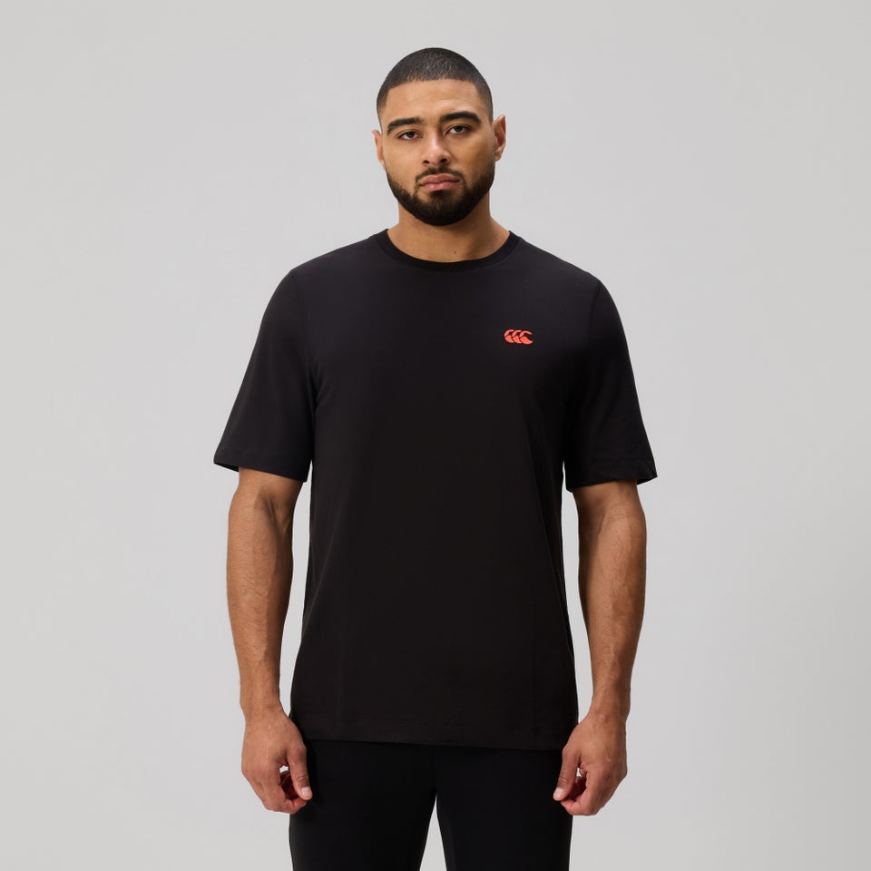 MENS TEMPO+ TRAINING T-SHIRT BLACK