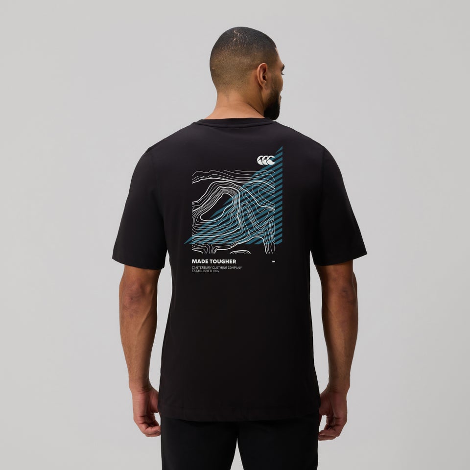 MENS TEMPO+ TRAINING T-SHIRT BLACK