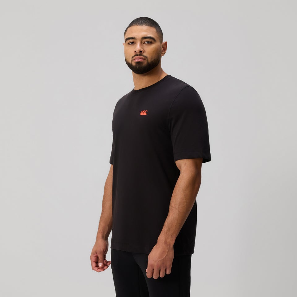 MENS TEMPO+ TRAINING T-SHIRT BLACK