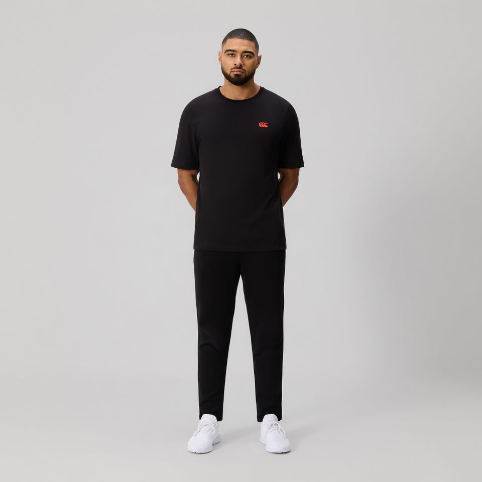 MENS TEMPO+ TRAINING T-SHIRT BLACK