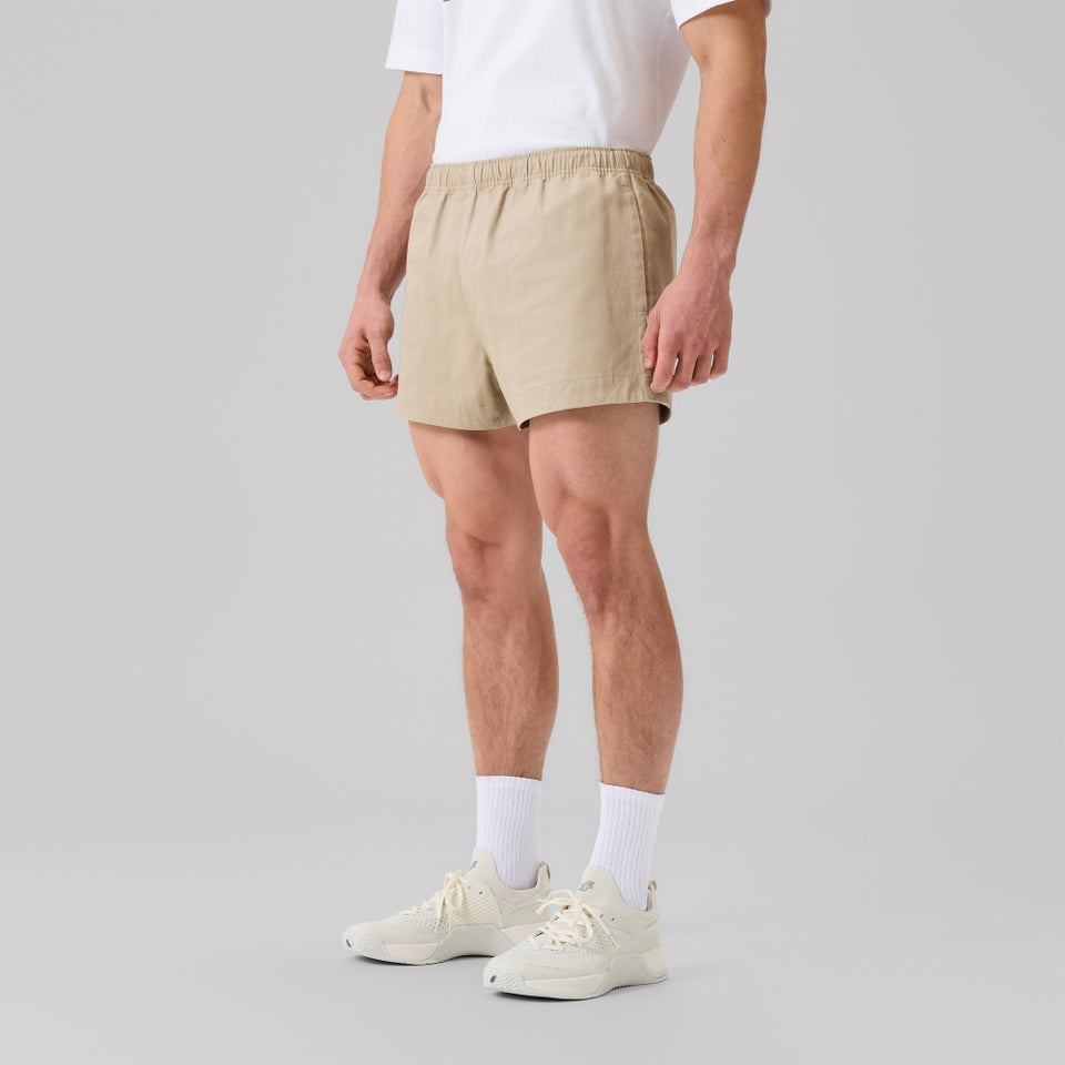 MENS RETRO SHORT BEIGE