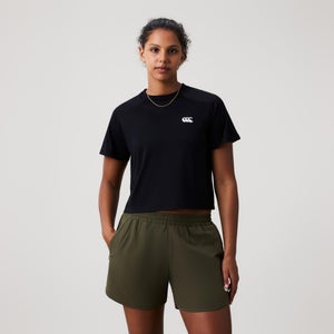 WOMENS TEMPO+ T-SHIRT BLACK