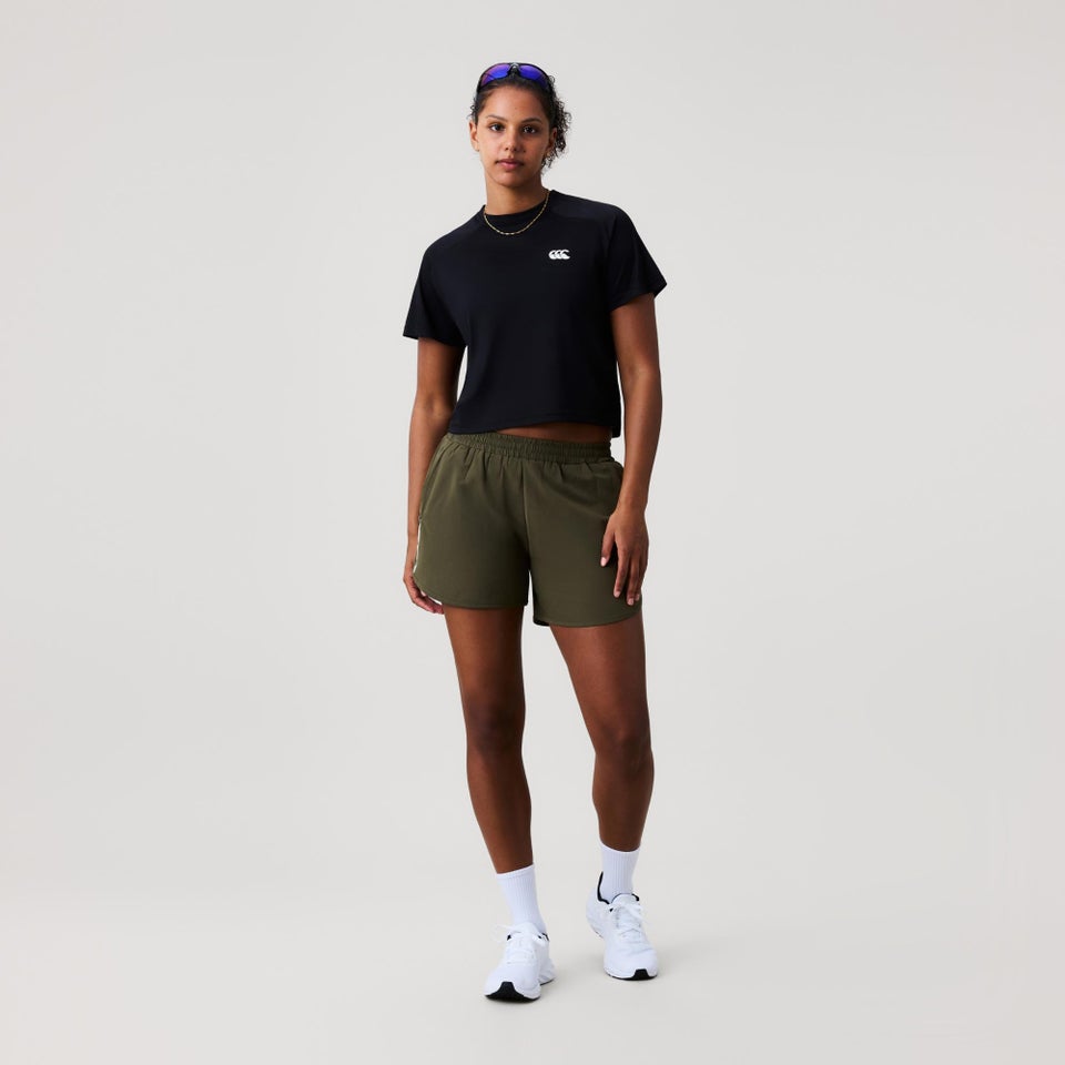 WOMENS TEMPO+ T-SHIRT BLACK