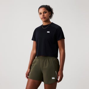WOMENS TEMPO+ T-SHIRT BLACK