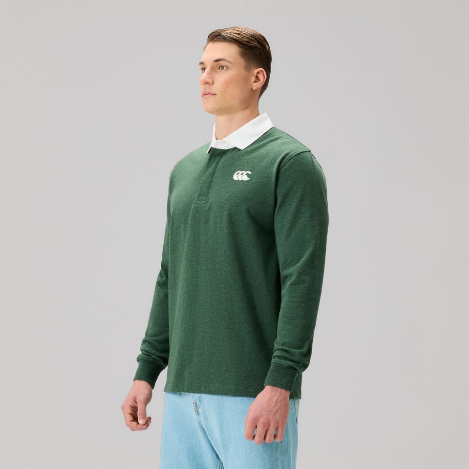 CANTERBURY SOLID DYE RUGBY JSY AM GRN