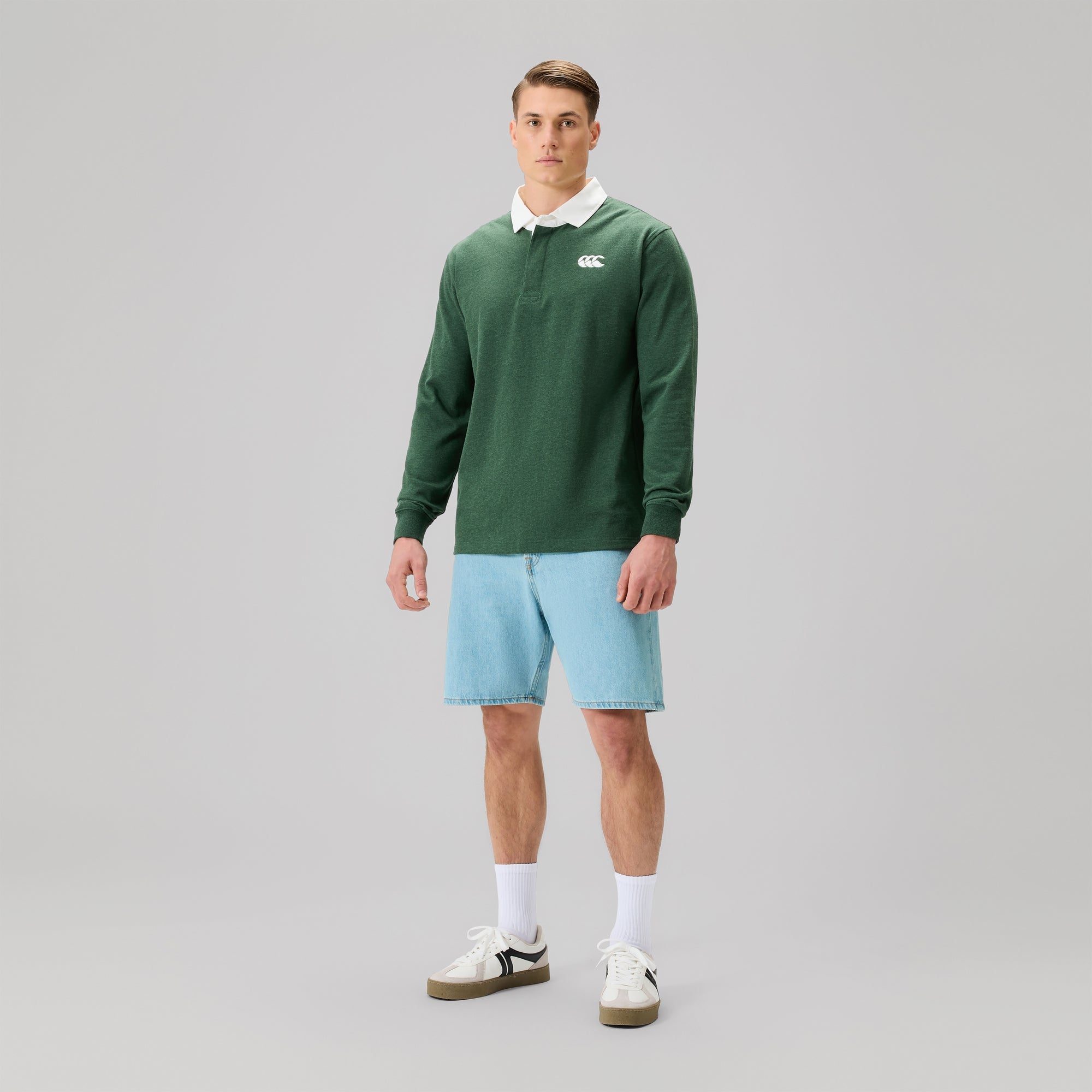 Mens Fundamentals Rugby Jersey Green | Canterbury