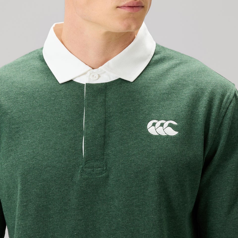 CANTERBURY SOLID DYE RUGBY JSY AM GRN