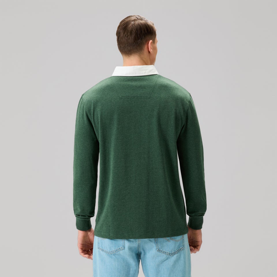 CANTERBURY SOLID DYE RUGBY JSY AM GRN