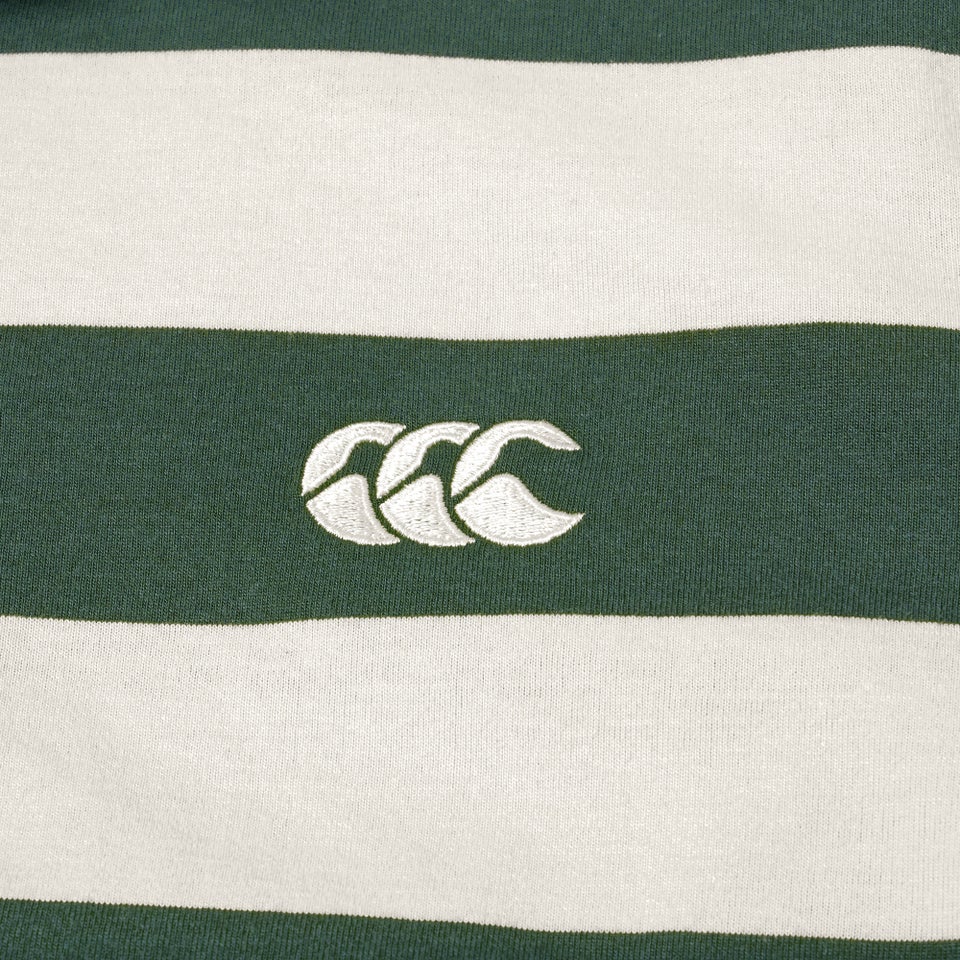 MENS FUNDAMENTALS STRIPE POLO BEIGE