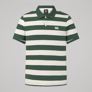 MENS FUNDAMENTALS STRIPE POLO BEIGE