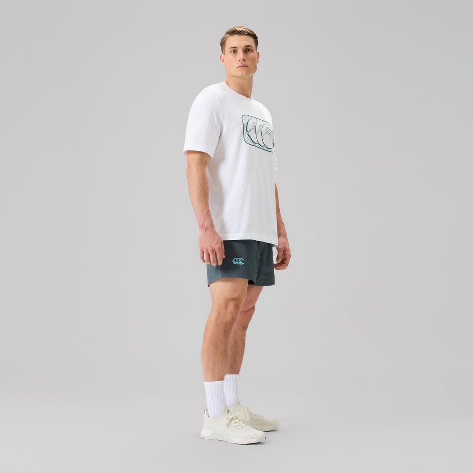 MENS RETRO SHORT BLUE