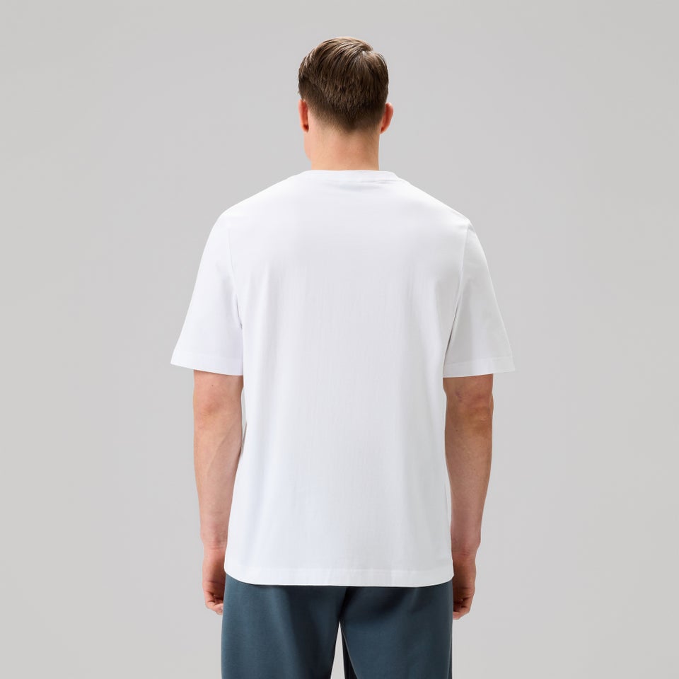 Mens Everyday Graphic Tee White