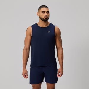 Mens Tempo Singlet Navy