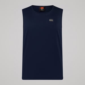 Mens Tempo Singlet Navy