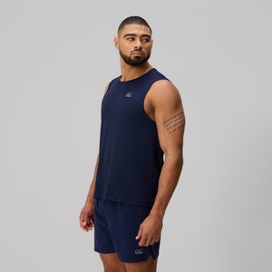 Mens Tempo Singlet Navy