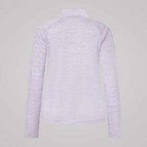 WOMENS TEMPO+ QUARTER-ZIP PURPLE