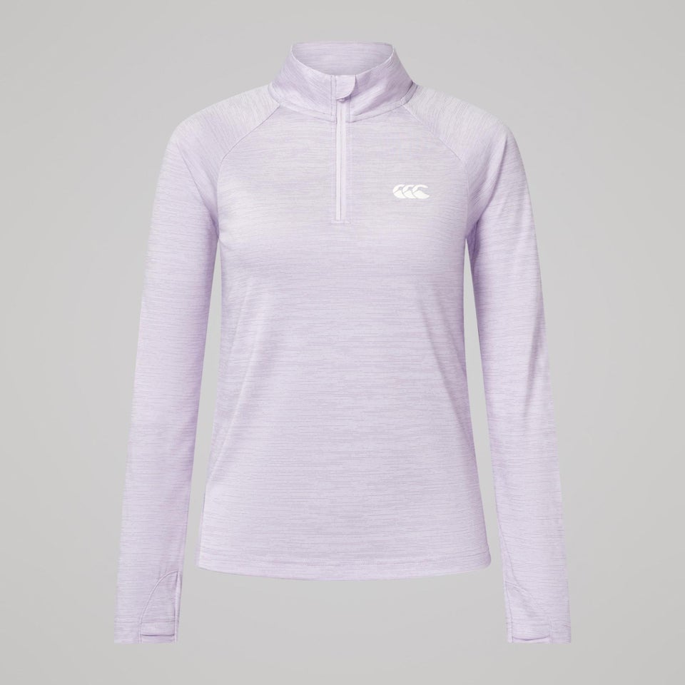 WOMENS TEMPO+ QUARTER-ZIP PURPLE