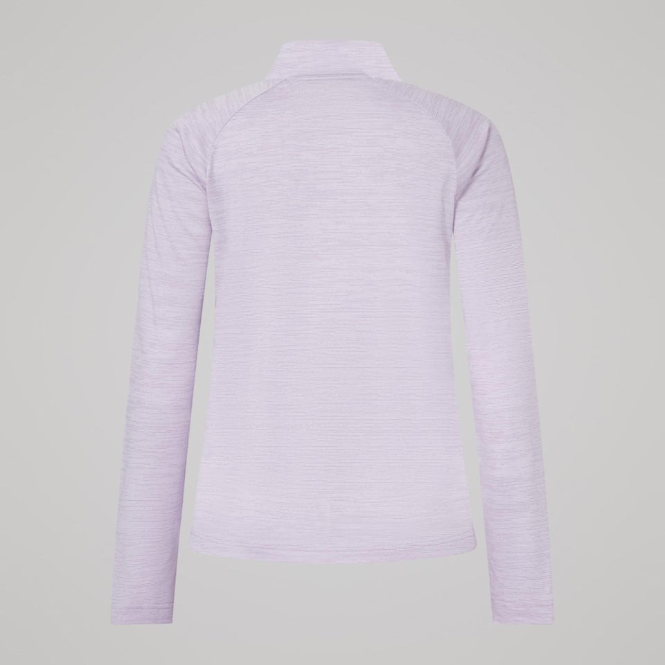 WOMENS TEMPO+ QUARTER-ZIP PURPLE