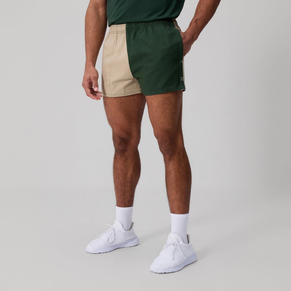 CANTERBURY FUN. HARLEQUIN DRILL SHORT AM GREEN