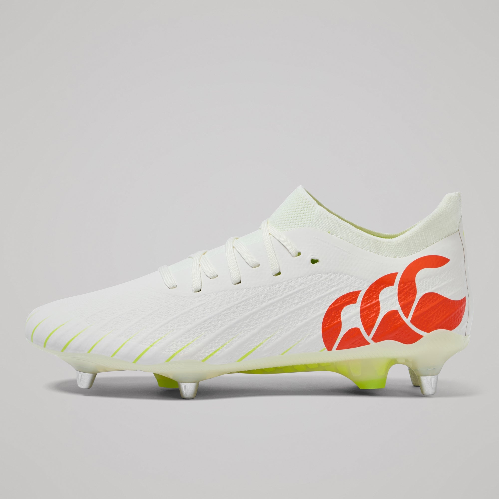 CCC SPEED FALCON ELITE SOFT-GROUND BOOT WHITE | Canterbury Australia