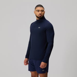MENS TEMPO QUARTER-ZIP BLUE
