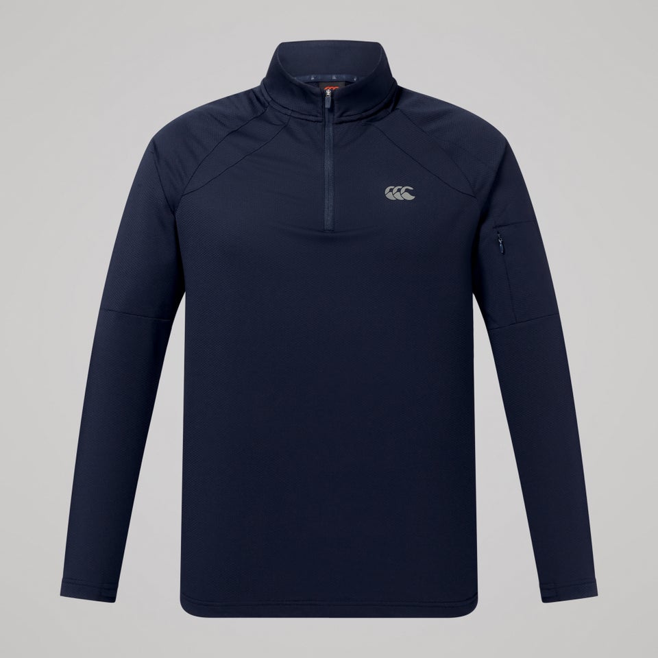 MENS TEMPO QUARTER-ZIP BLUE